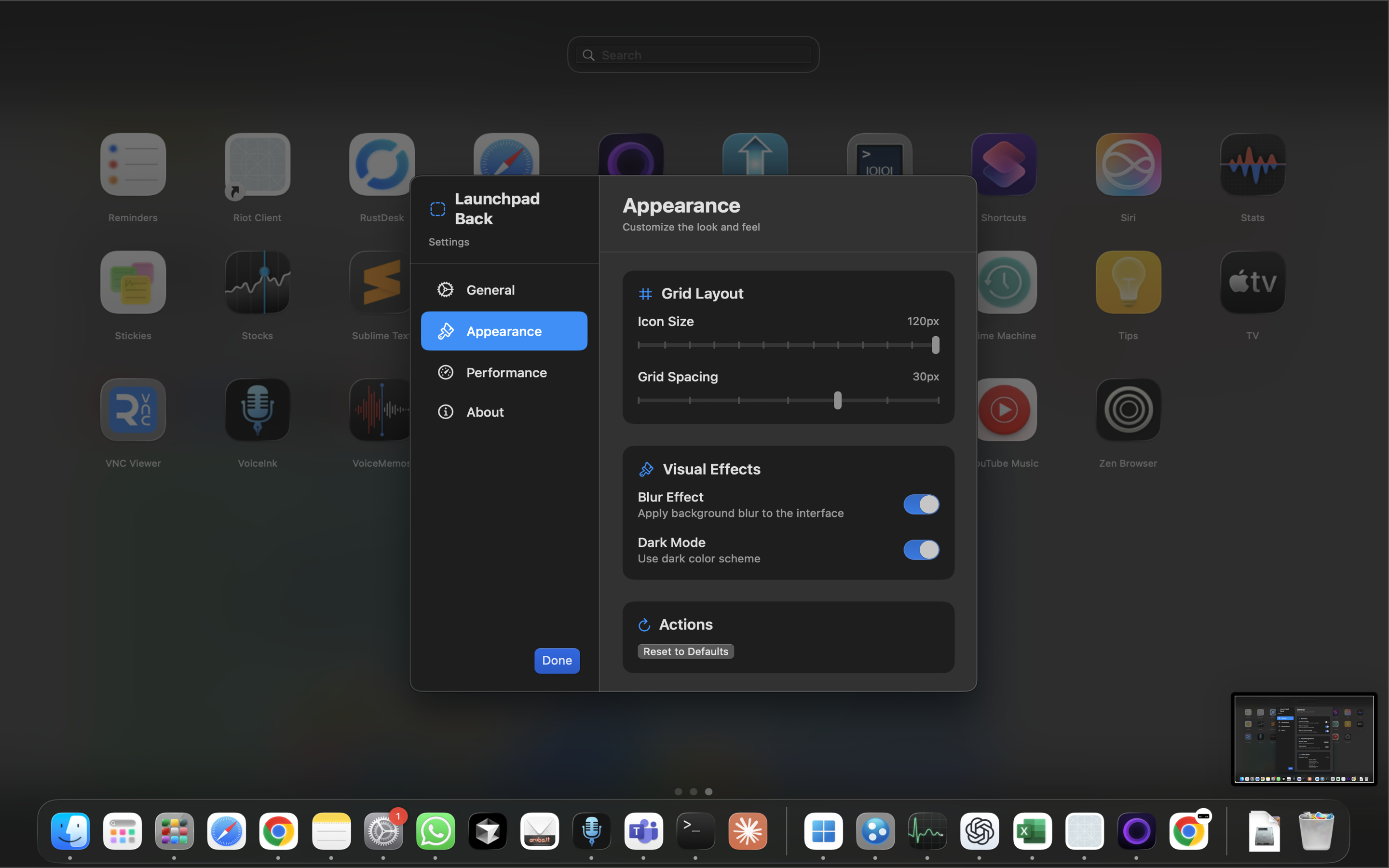 Launchpad Back Folders
